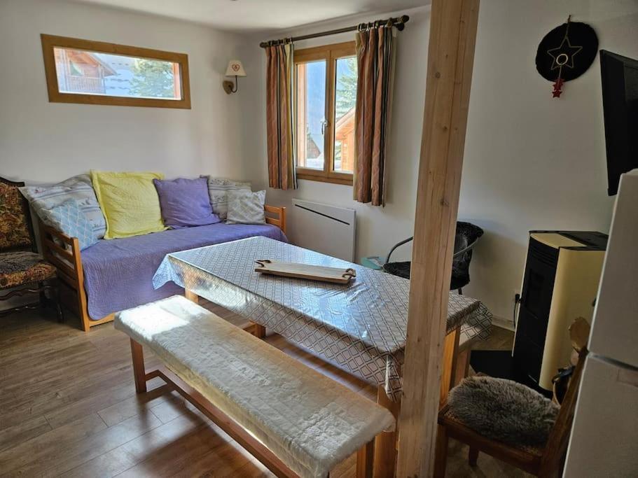 Chalet T3 Duplex Neuf Névache Exteriör bild